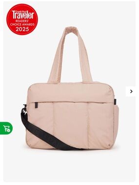 Calpak Blush Pink Travel Tote Shoulder Bag